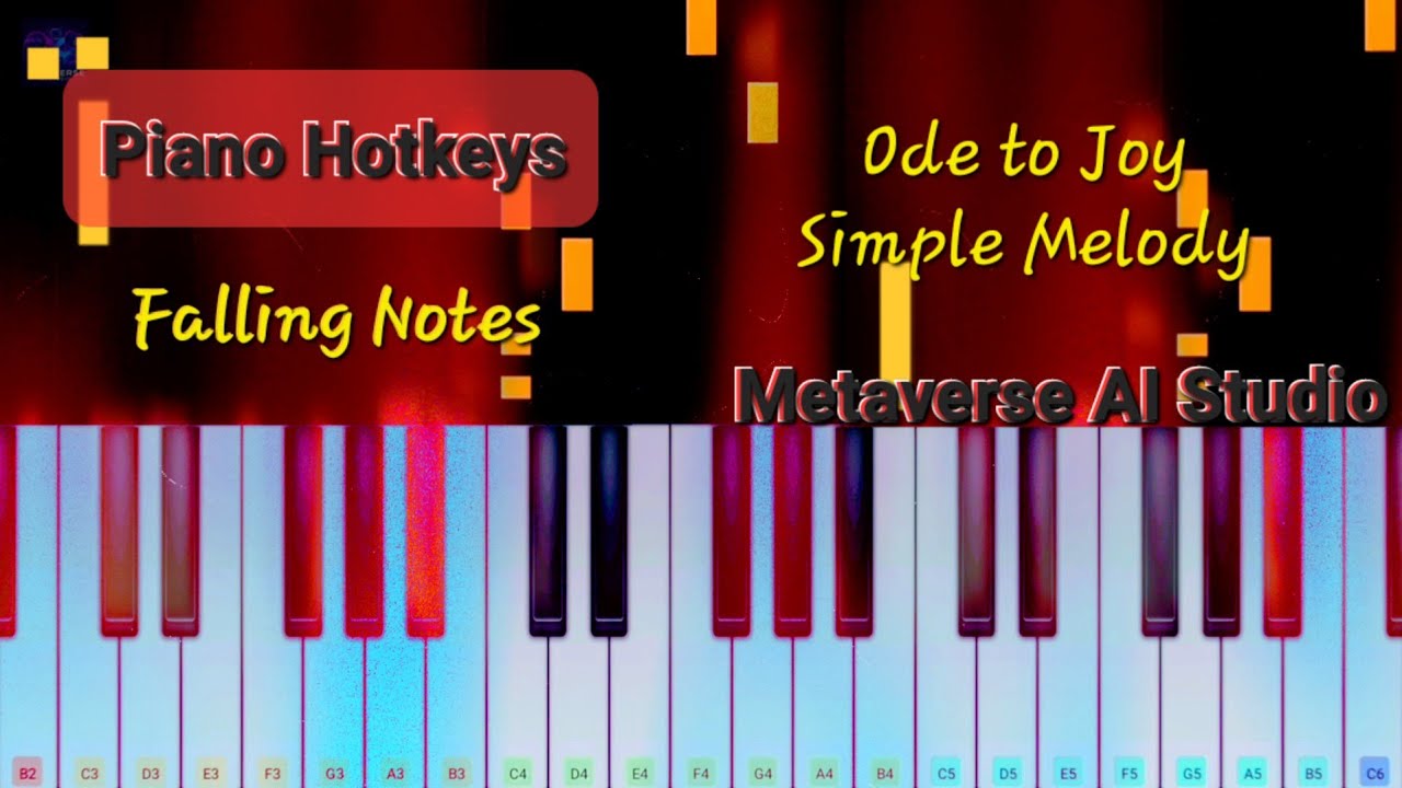Ode to joy@MetaverseAIStudio #piano #hotkeys  #instrumental  