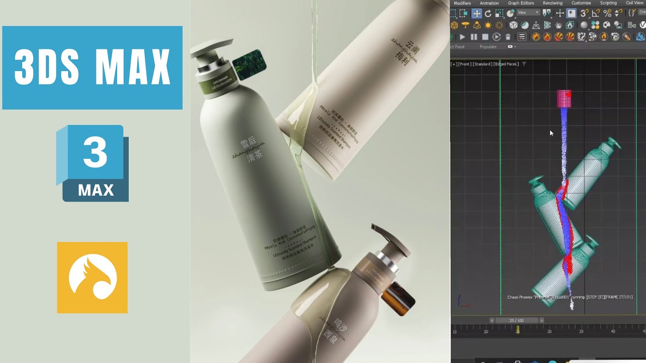 How to Create a Realistic Product Scene CGI with 3ds Max & Phoenix | Step-by-Step Tutorial