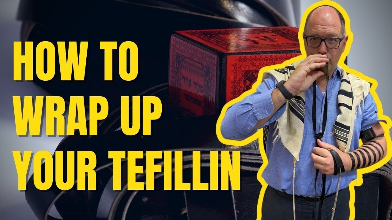 It's a Wrap! How To Wrap Up Your Tefillin Straps, Put Your Tefillin Back In Their Boxes | Cases