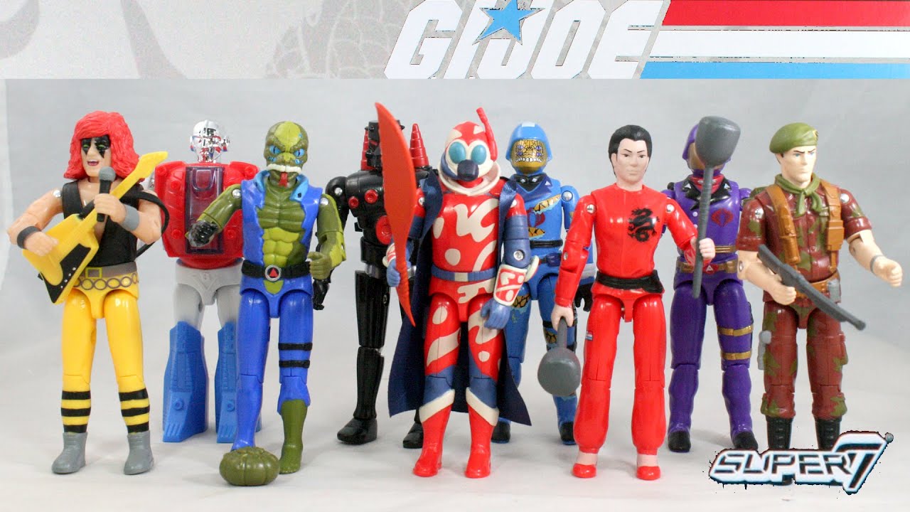 Super 7 GI Joe ReAction+ WAVE 4, Once A Man, JUNX, ZARTAN, COBRA LA