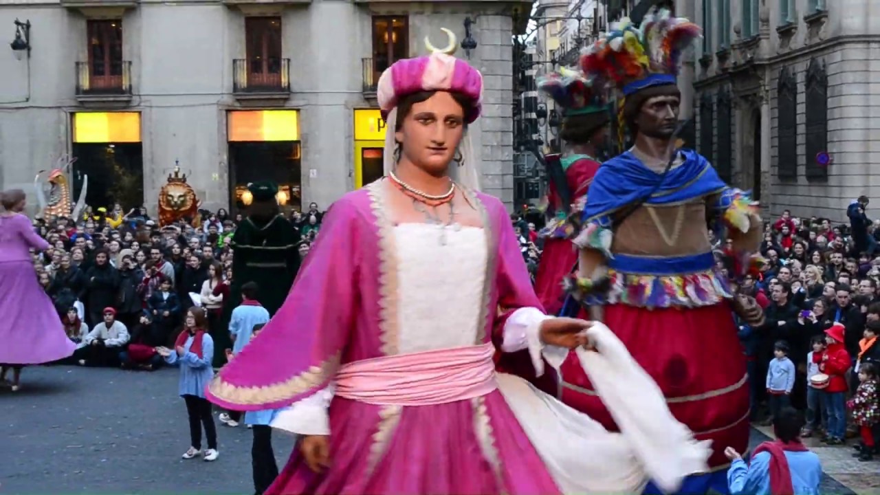 Gegants de Reus - Lluïment del Seguici Festiu de Reus per Santa Eulàlia de Barcelona (17/2/2013)