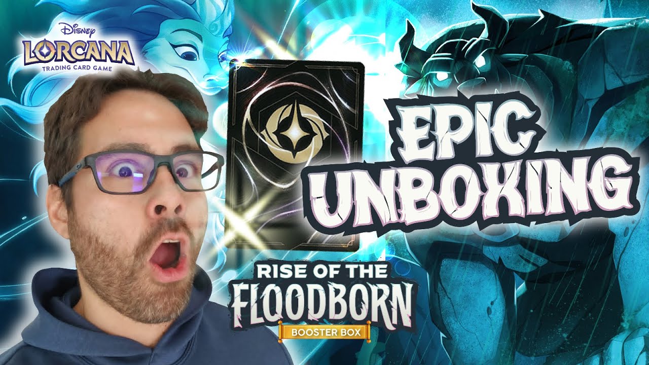 ENCHANTING Opening of LORCANA's Rise of the Floodborn BOOSTER BOX (ENG subs)
