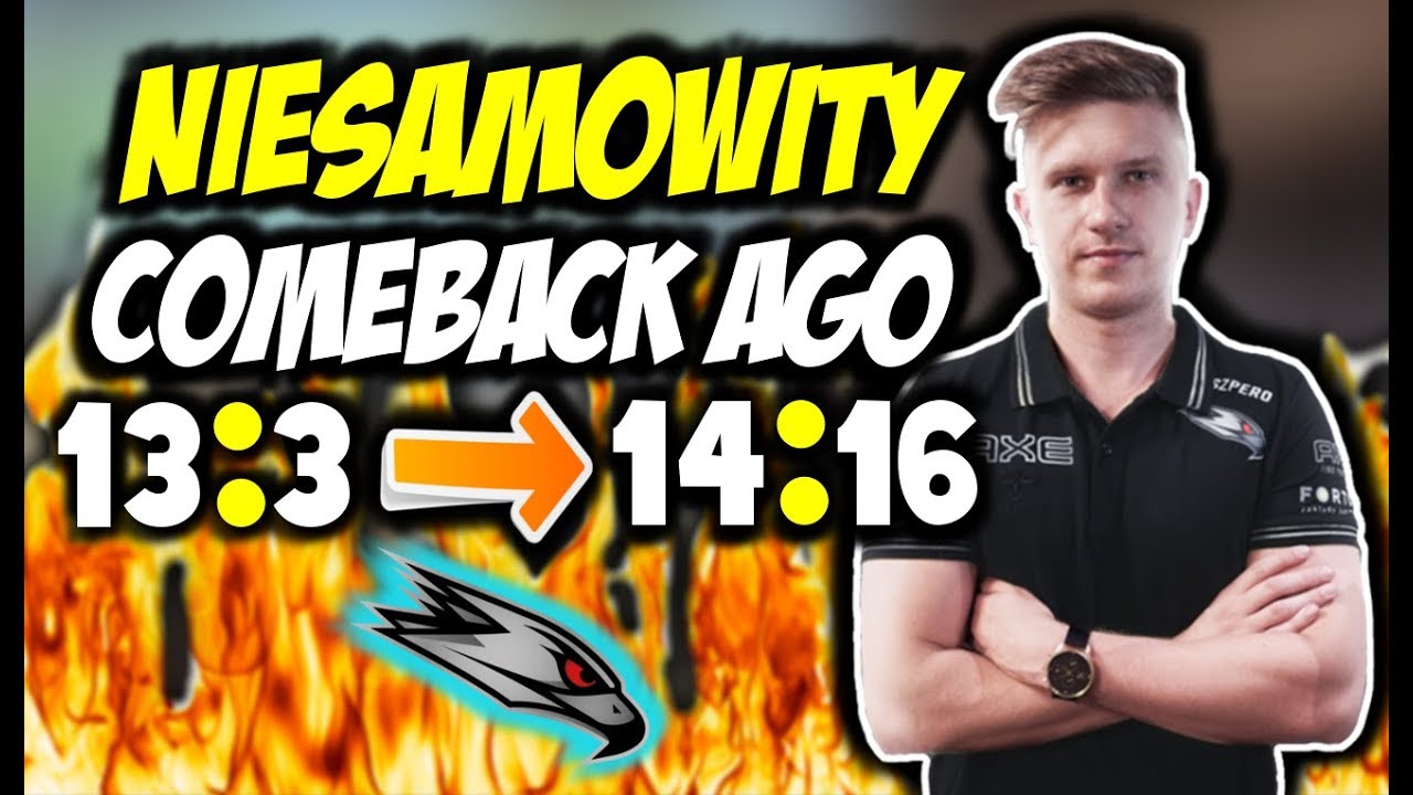 NIESAMOWITY COMEBACK AGO !!! 13:3 ----- 14:16, TOAO ACE, FURLAN VAC SHOTS - CSGO BEST MOMENTS