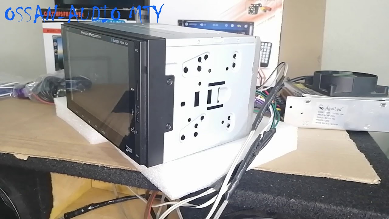 PRUEBAS Y DESEMPAQUE ESTEREO POWER ACOUSTIK PL 622HB, OSSANAUDIO