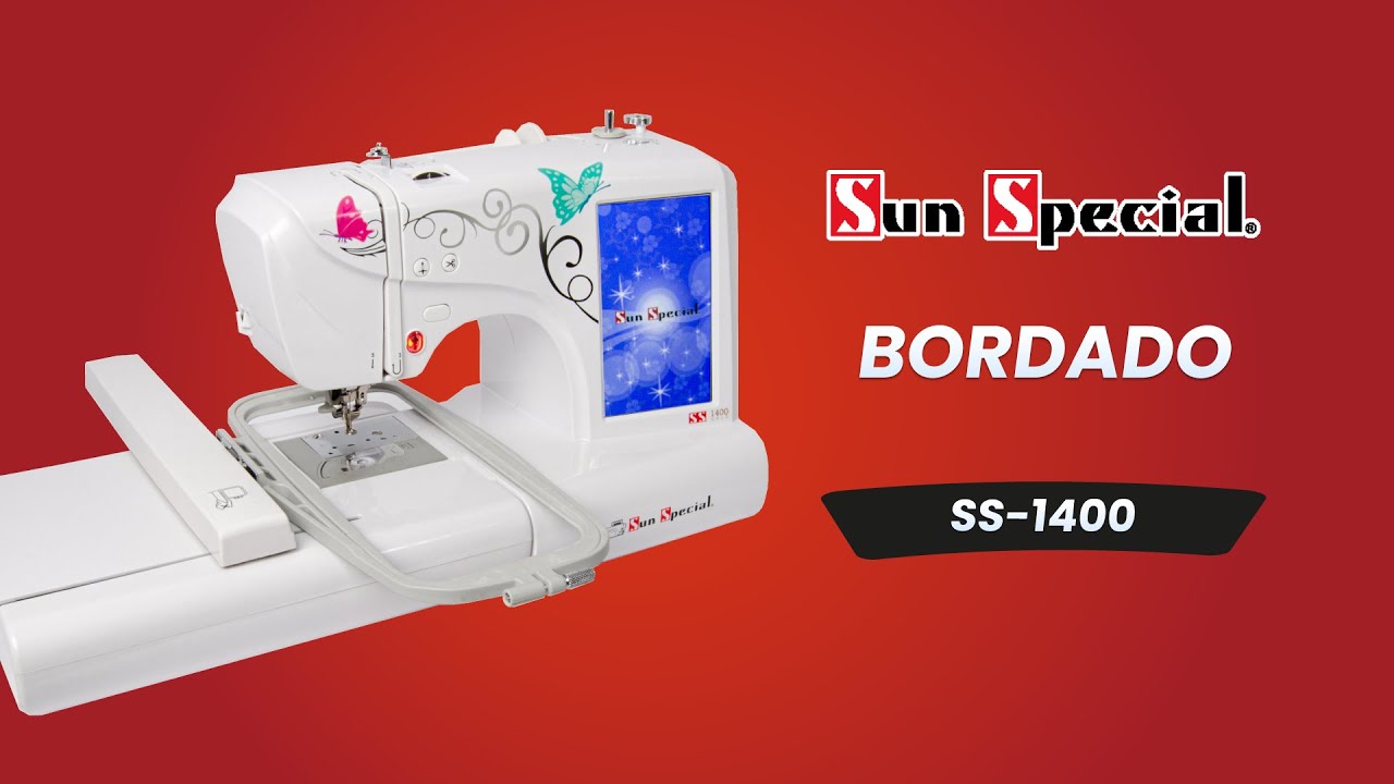 Treinamento da Bordadeira Sun Special SS-1400 - Parte 3-4 - Bordado