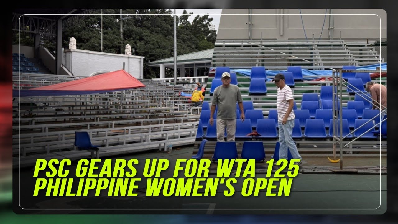 Rizal Memorial Tennis Center renovation begins ahead of WTA 125 tournament | ABS-CBN News