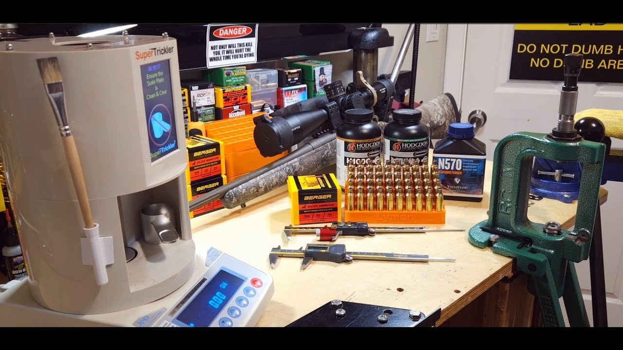 Reloading 7mm PRC vid #3  Berger 195gr with N570, H1000 and Retumbo - SPEED!