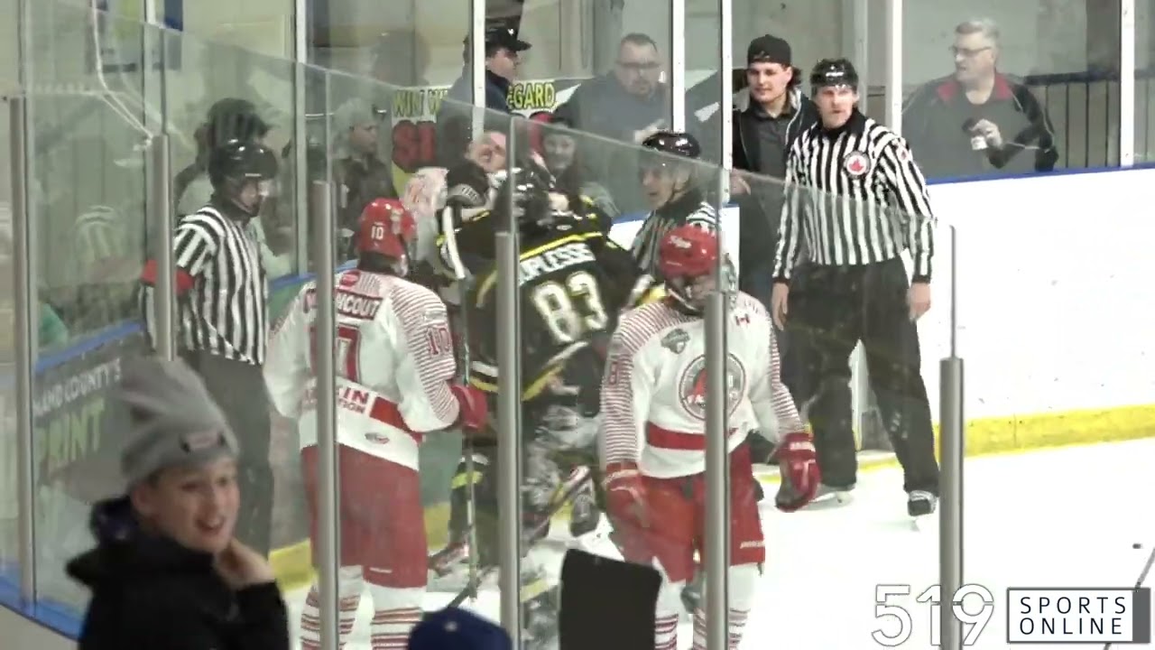GOJHL - St. Catharines Falcons vs Caledonia Corvairs
