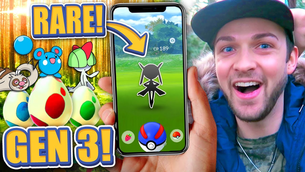 The RAREST POKEMON in Pokemon GO GEN 3! (NEW EGGS)