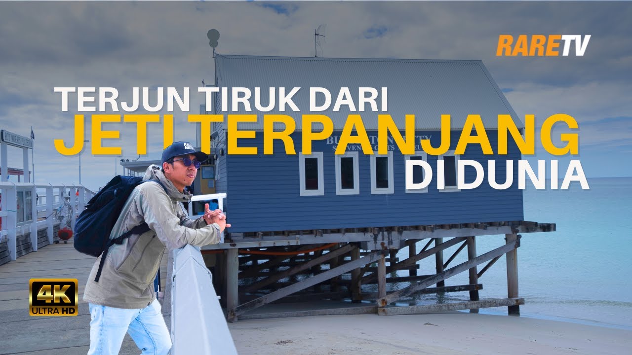 Ep 14 | Mandi terjun tiruk dari jeti terpanjang di dunia, Busselton Jetty!