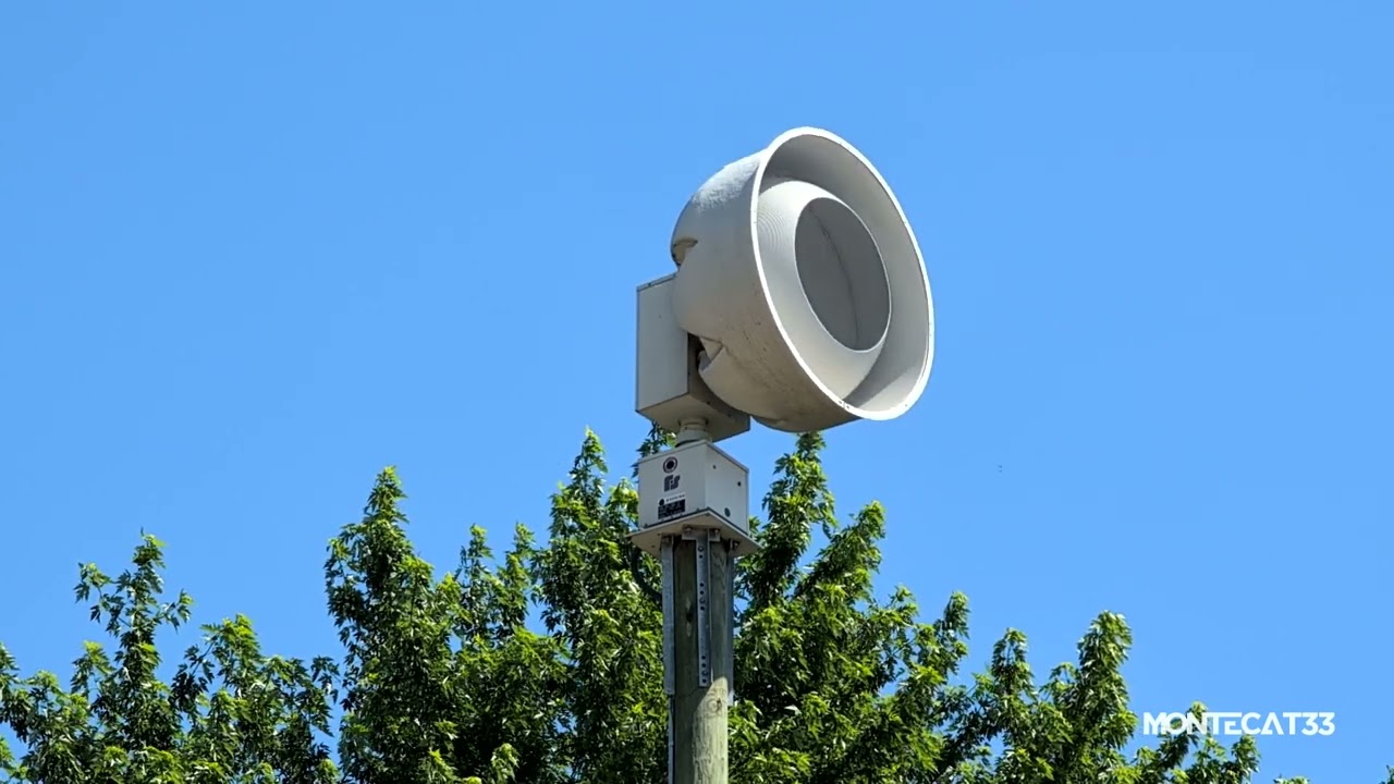 Federal Signal 508 Siren Test, Alert, Watertown, WI