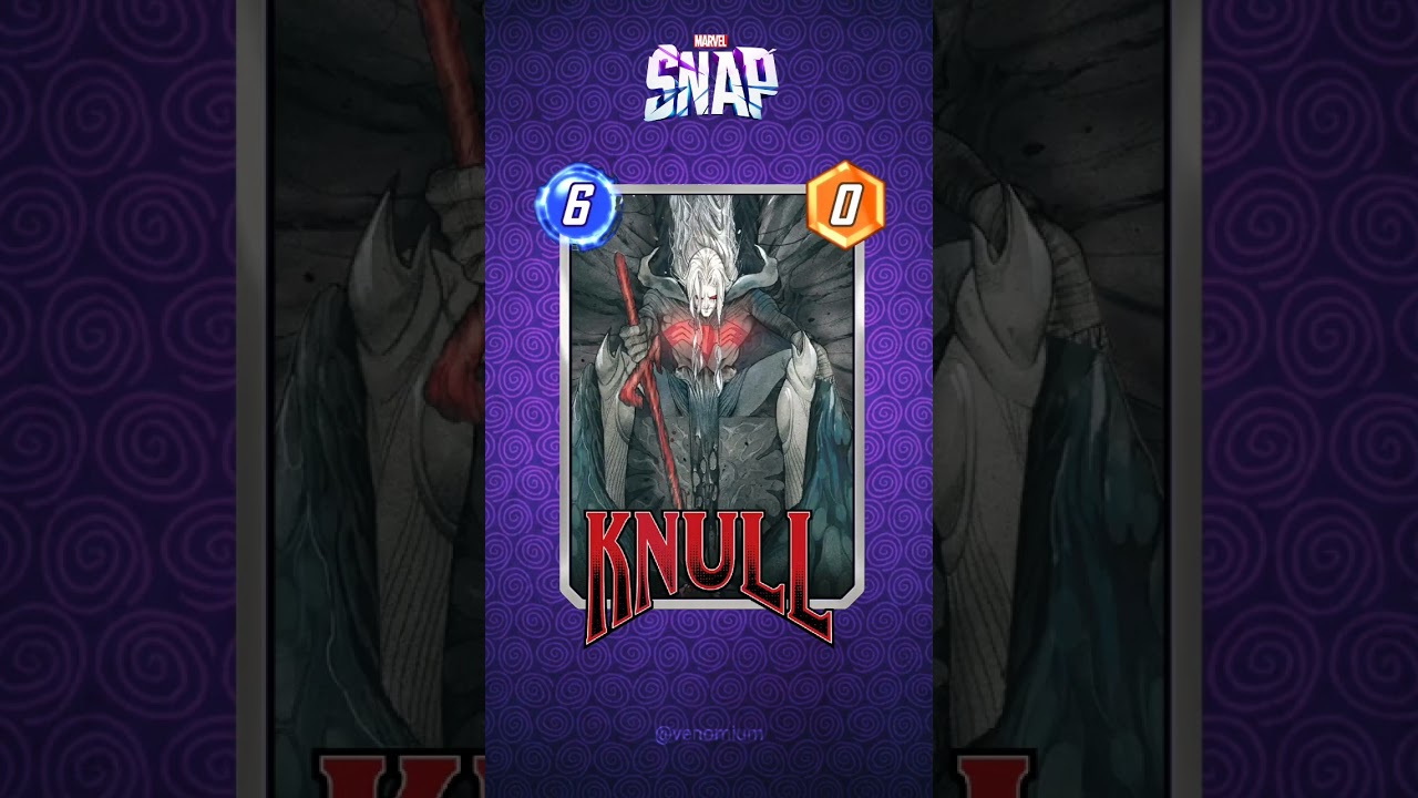 Knull All Variants In Marvel SNAP (Knull Card Variants) #marvelsnap