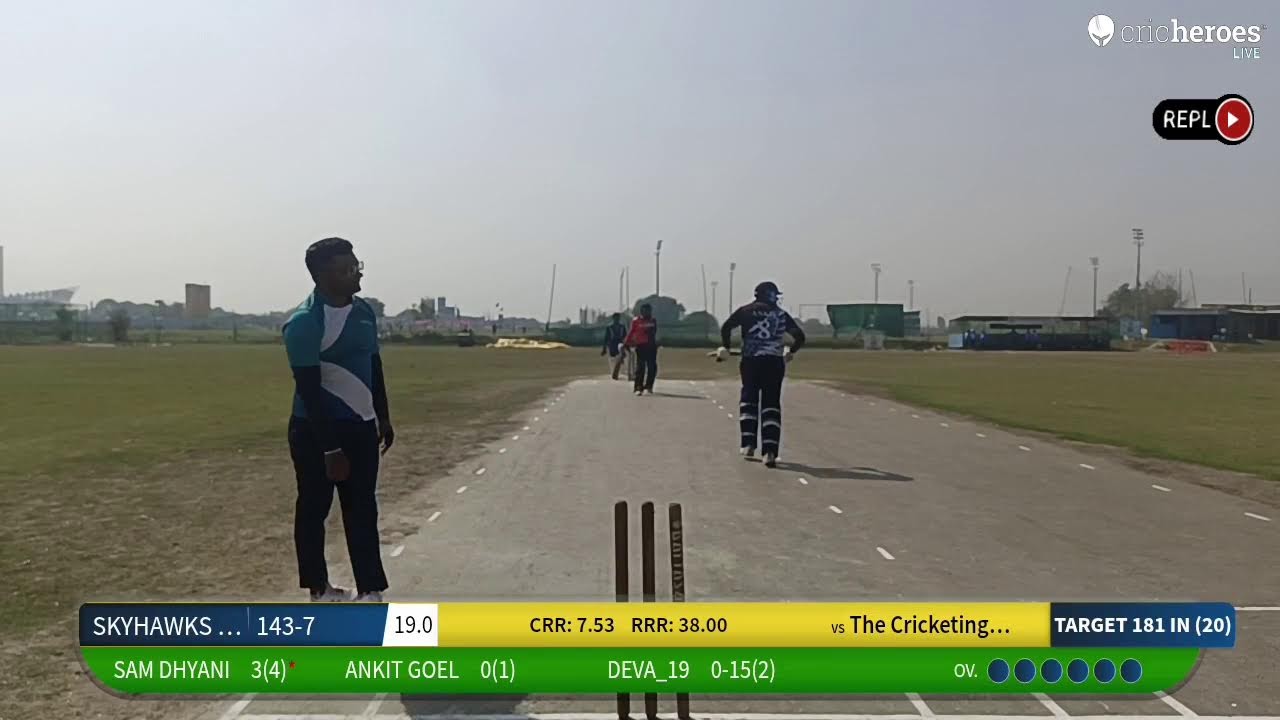 The Cricketing Titans vs SKYHAWKS CRICKET CLUB live cricket match | ROYAL WEEKEND CUP (Sunday Editi