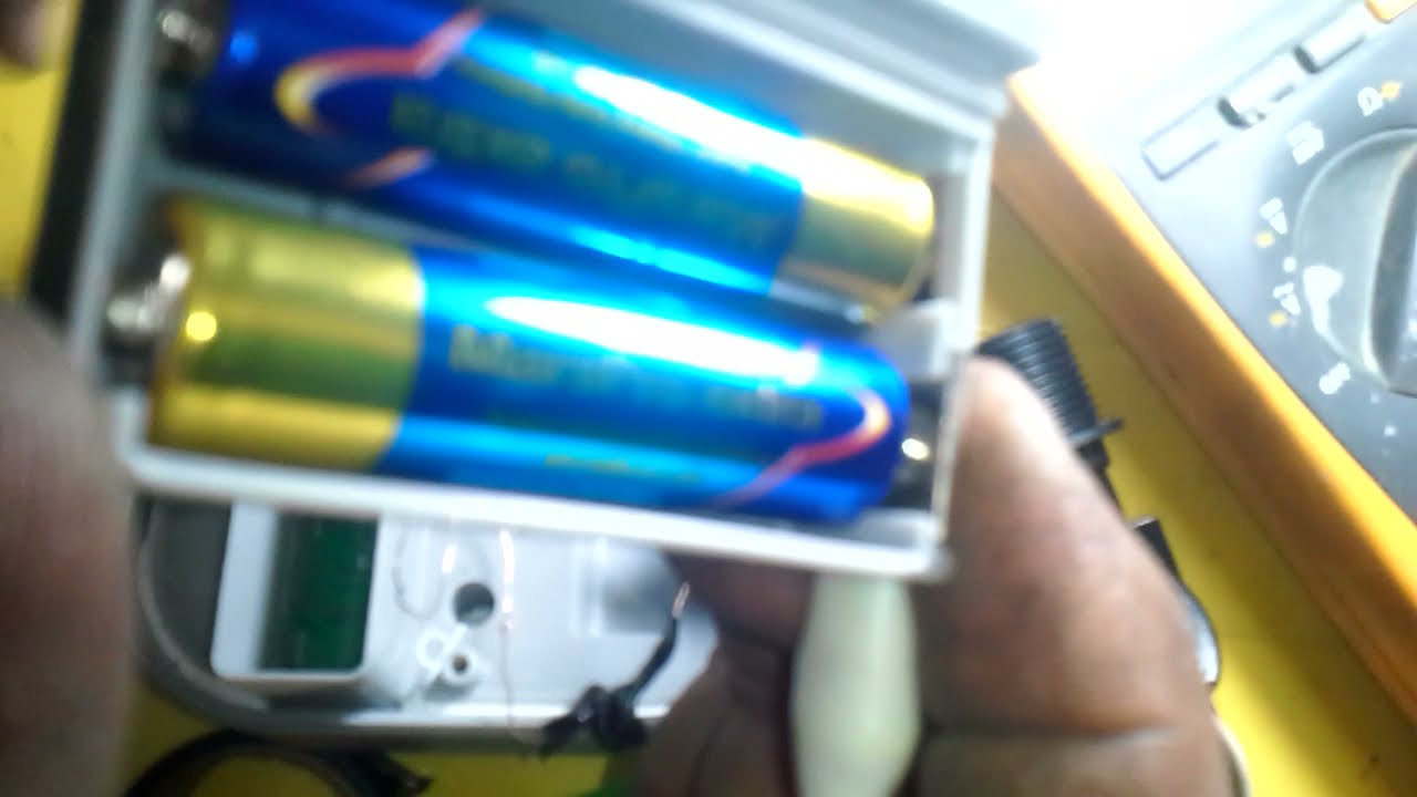 How to repair the digital meter used in irrigation