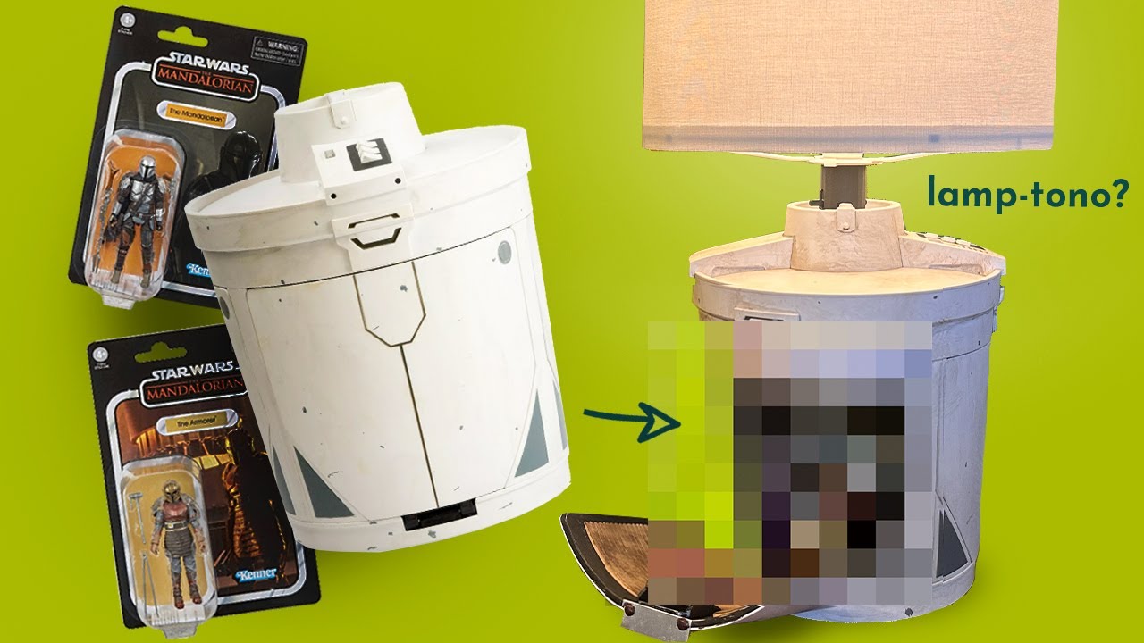 We Made Star Wars Toys into a Mandalorian Lamp!