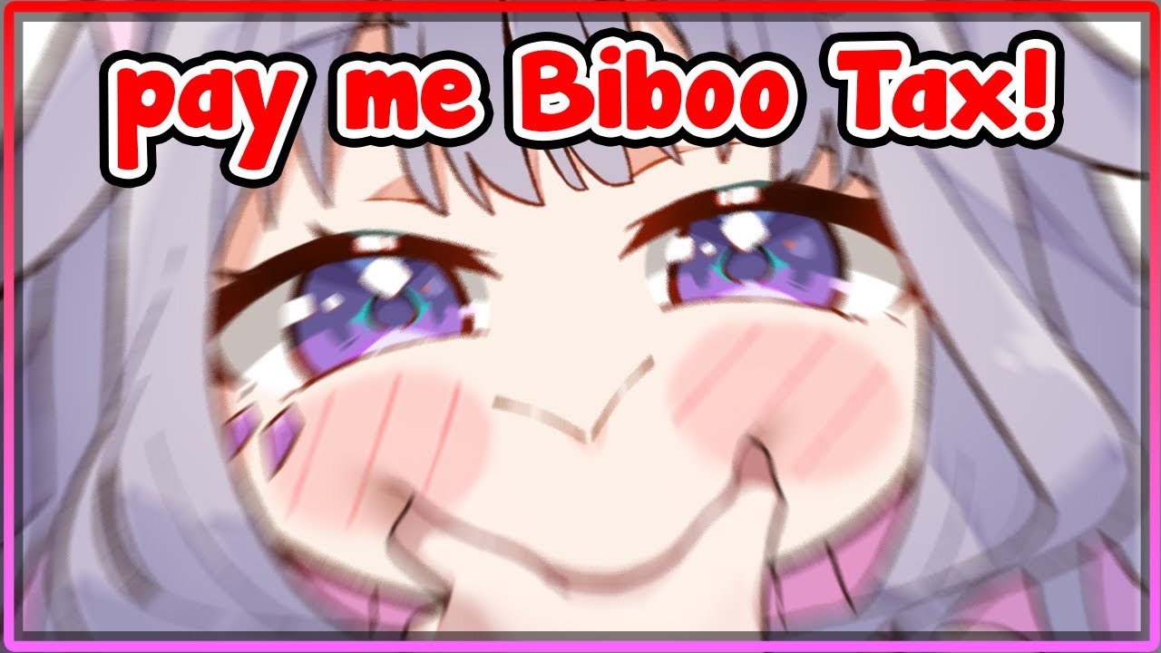 [ENG SUB/Hololive] Biboo shamelessly extorted people using Biboo tax