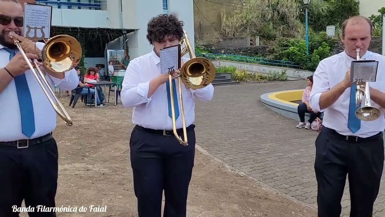 Banda Filarmónica do Faial - Porto da Cruz' Início Festa da Uva Madeira Portugal