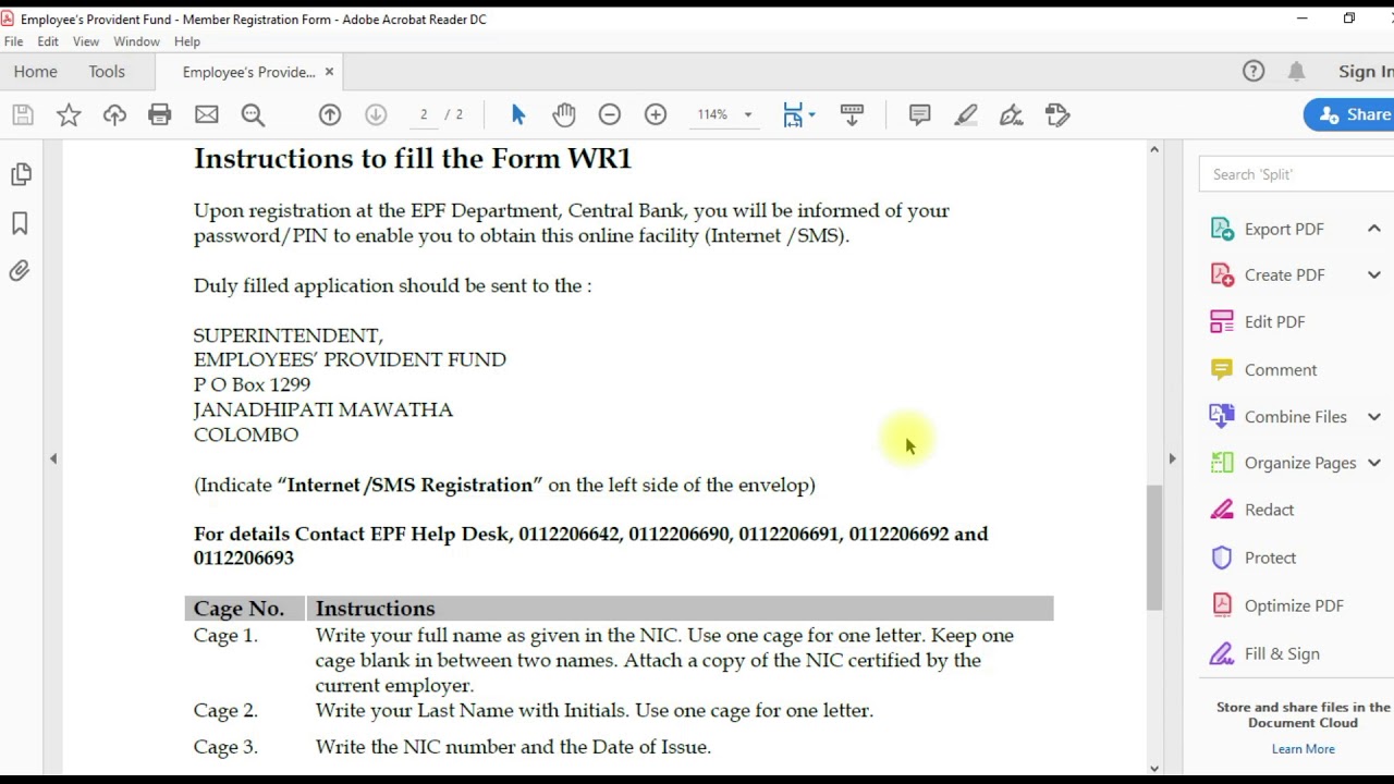 How to Create Online EPF account in Srilanka