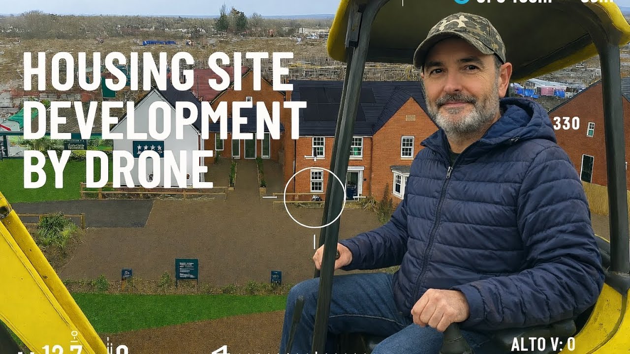 4K Drone Construction Update | Land Development Progress at New Housing Site