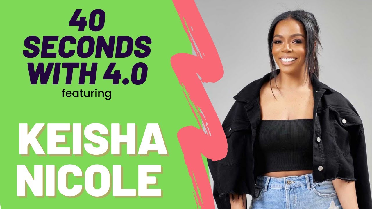 KEISHA NICOLE Talks DATING, FIBROIDS, KANYE WEST + more | 40 Seconds with Keisha Nicole