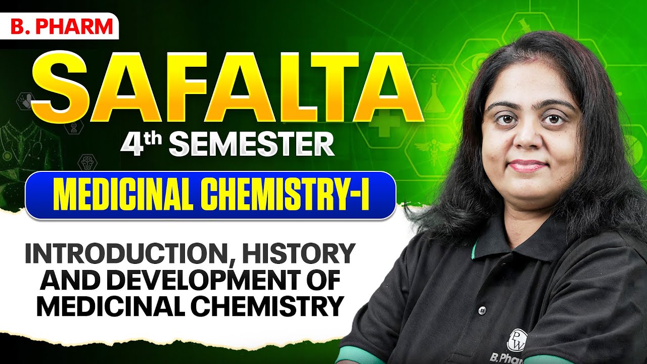 Medicinal Chemistry-I | Introduction, History and Development | B Pharm 4th Sem | B Pharm