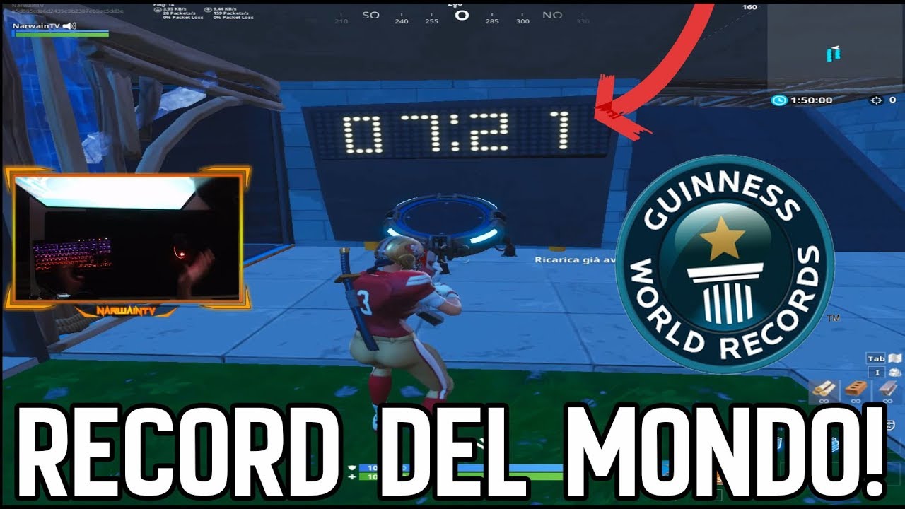 RECORD del MONDO nella MAPPA di MONGRAAL! 7:21 World Record Mongraal Edit Course