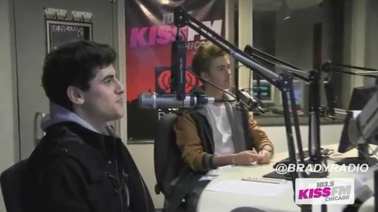 Jack and Jack in the 103.5 KISS FM studio