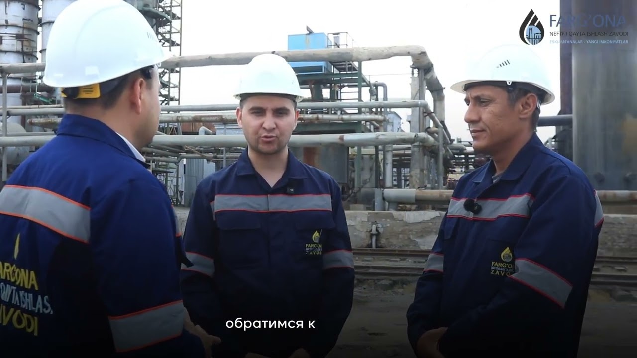 Farg‘ona NQIZda bitum ishlab chiqarish | Производство битума на Ферганском НПЗ