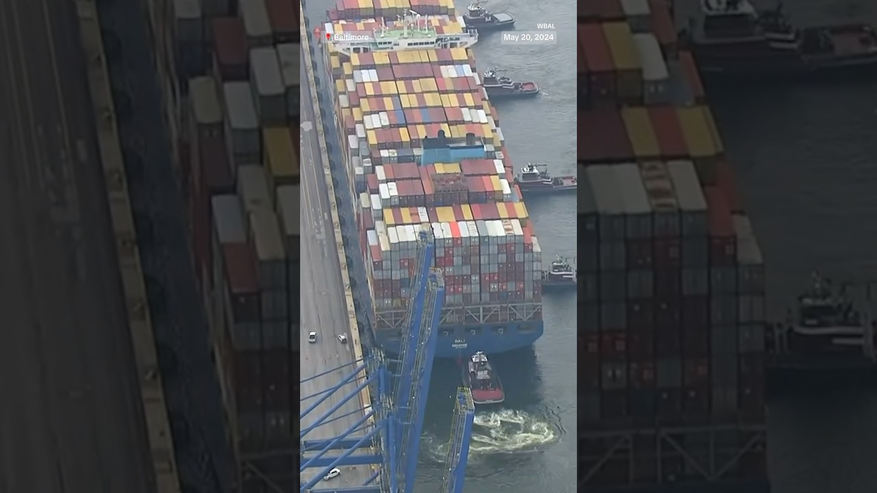 See crews remove the cargo ship that caused the Baltimore bridge collapse