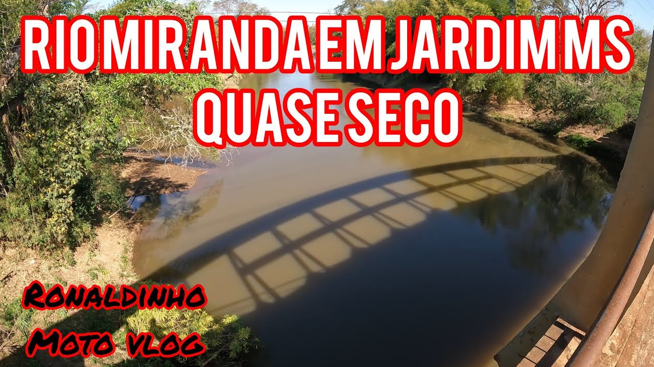 RIO MIRANDA EM JARDIM MS QUASE SECO