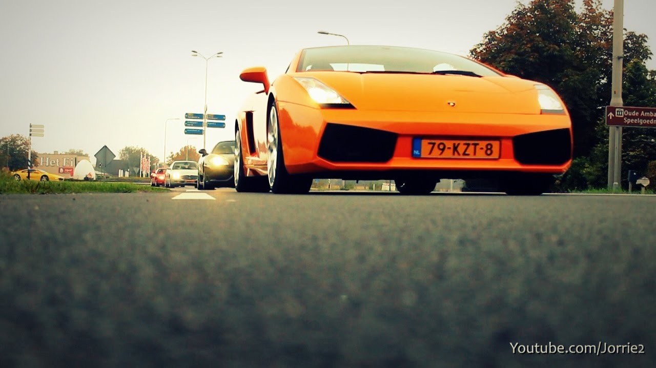 Exotic Cars Accelerating! 360 Challenge Stradale 458 Italia Gallardo 430 Scuderia - 1080p HD