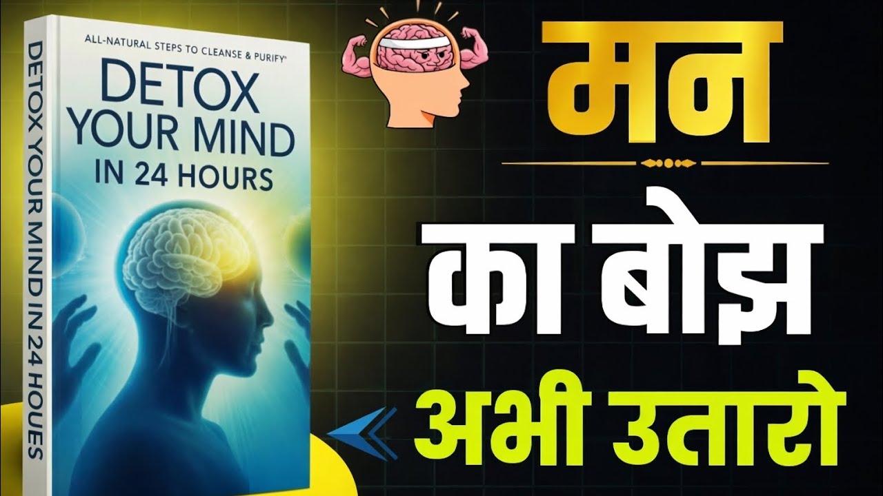मन का बोझ अभी उतारो | 24 घंटे में दिमाग हल्का कैसे करें | Life Changing Motivation Book Summary