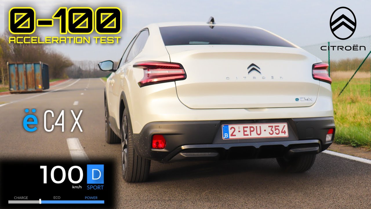 2024 Citro&euml;n e C4 X (156hp) | 0-100 Acceleration TEST!