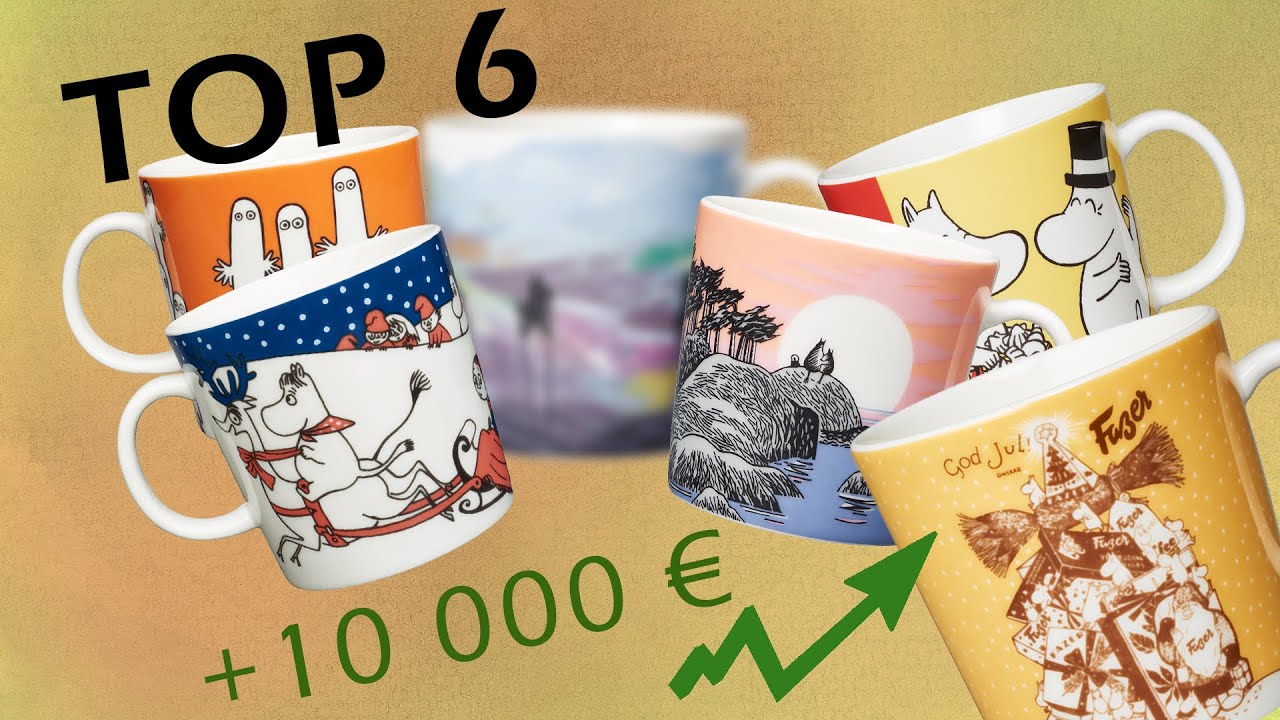 TOP 6 Most Expensive Finnish Moomin Mugs | Design & Collecting