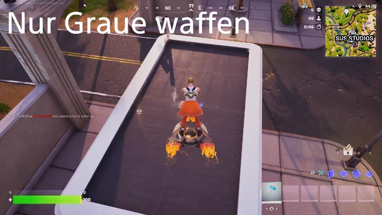 Fortnite aber nur Graue waffen!