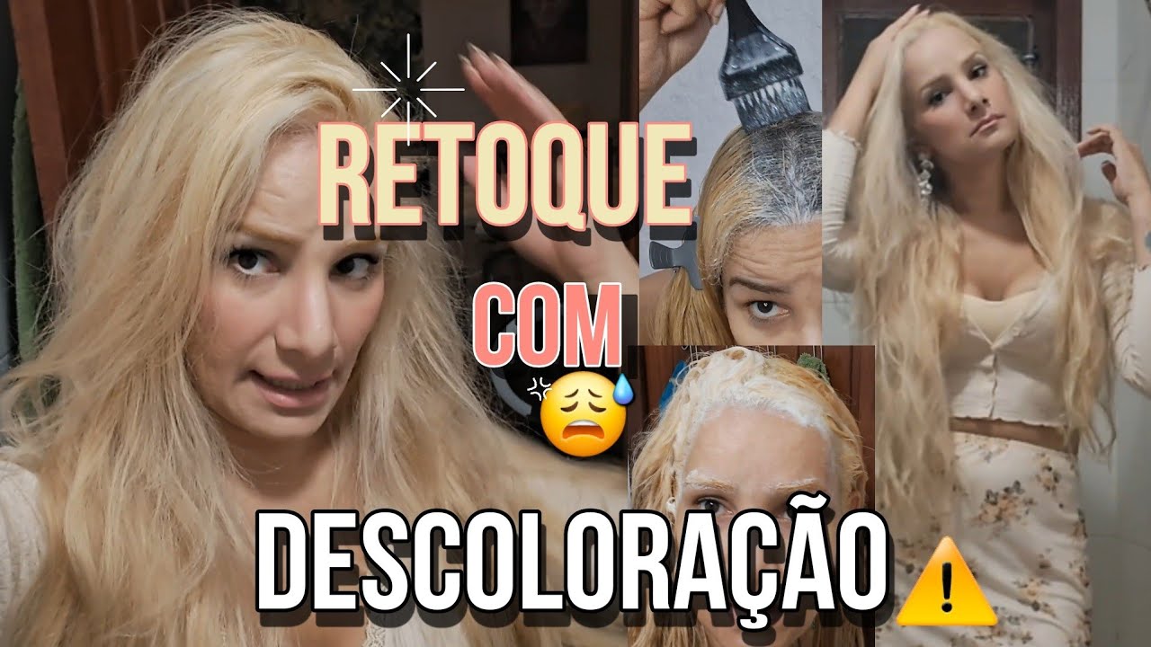 RETOQUE DE LOIRO COM DESCOLORAÇÃO