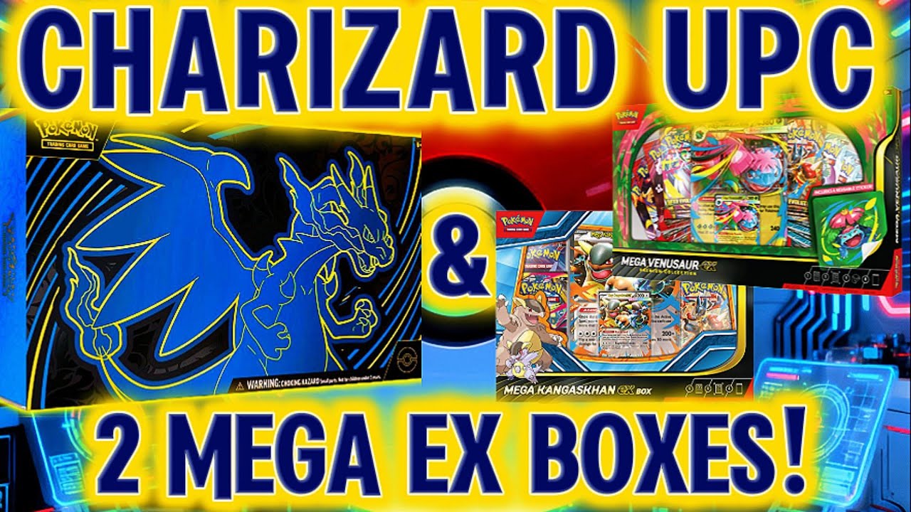 Charizard UPC Unboxing & Mega EX Boxes | Full Pokémon Opening!