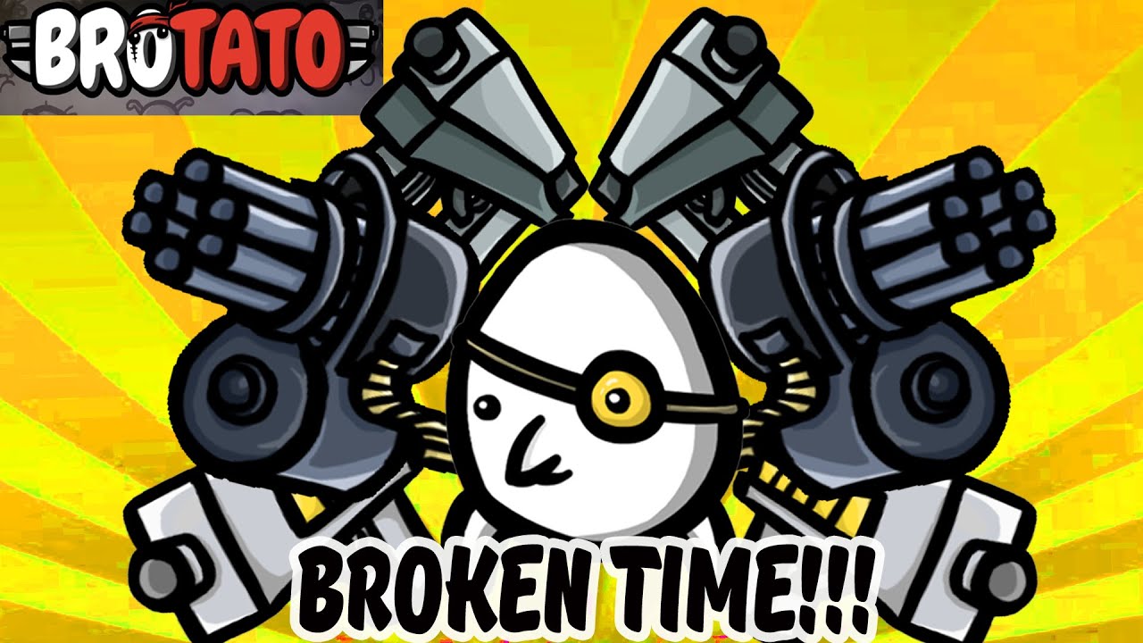 BUSTED GLASS CANNON BUILD?! Brotato  + 550 Range!!!