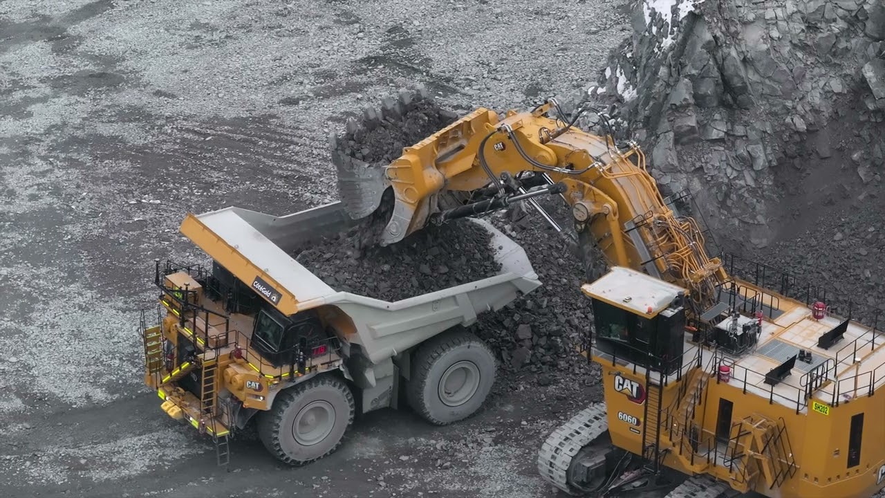 Cat® 6060 Tethered Electric Hydraulic Mining Shovel Put to Work in Canadian Gold Mine