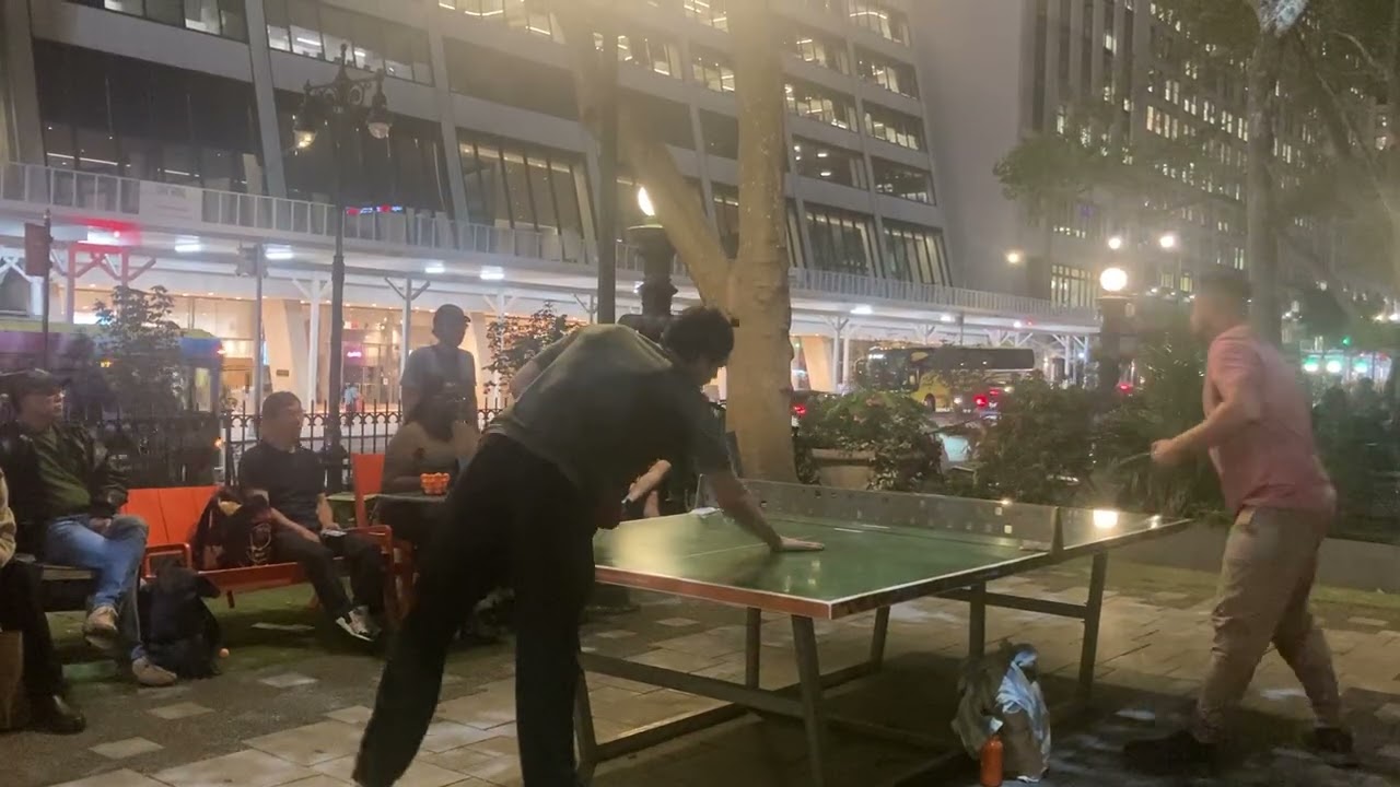 Sergei vs Ayman Bryant park ping pong tournament of champions 9/24/25