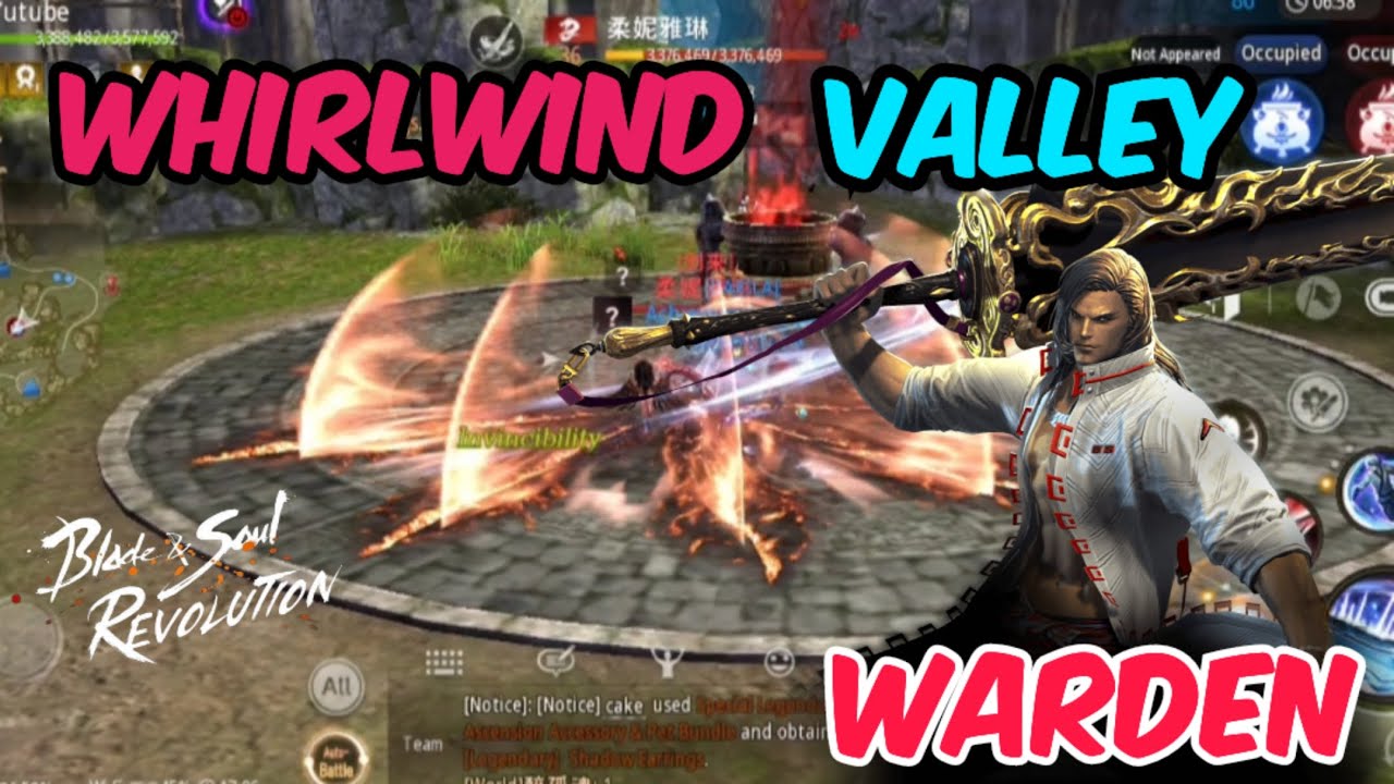 Whirlwind valley Warden PVP | Mmorpg Blade and Soul Revolution