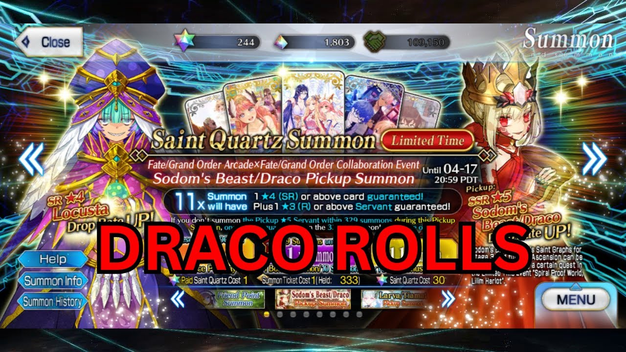 FGO | Draco Rolls