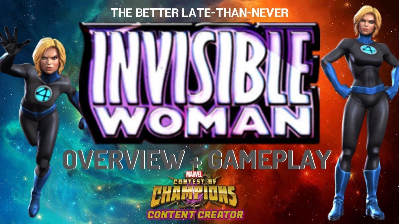INVISIBLE WOMAN OVERVIEW & GAMEPLAY (MARVEL: Contest of Champions Content Creator Program)