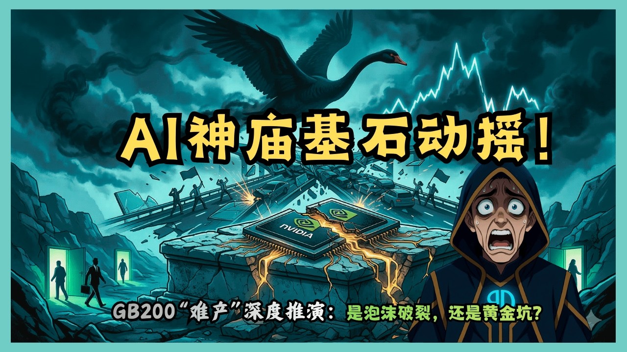 英伟达GB200延迟：AI狂飙突踩刹车，万亿资本大洗牌，谁是牺牲品？揭秘AI硬件背后的黑天鹅