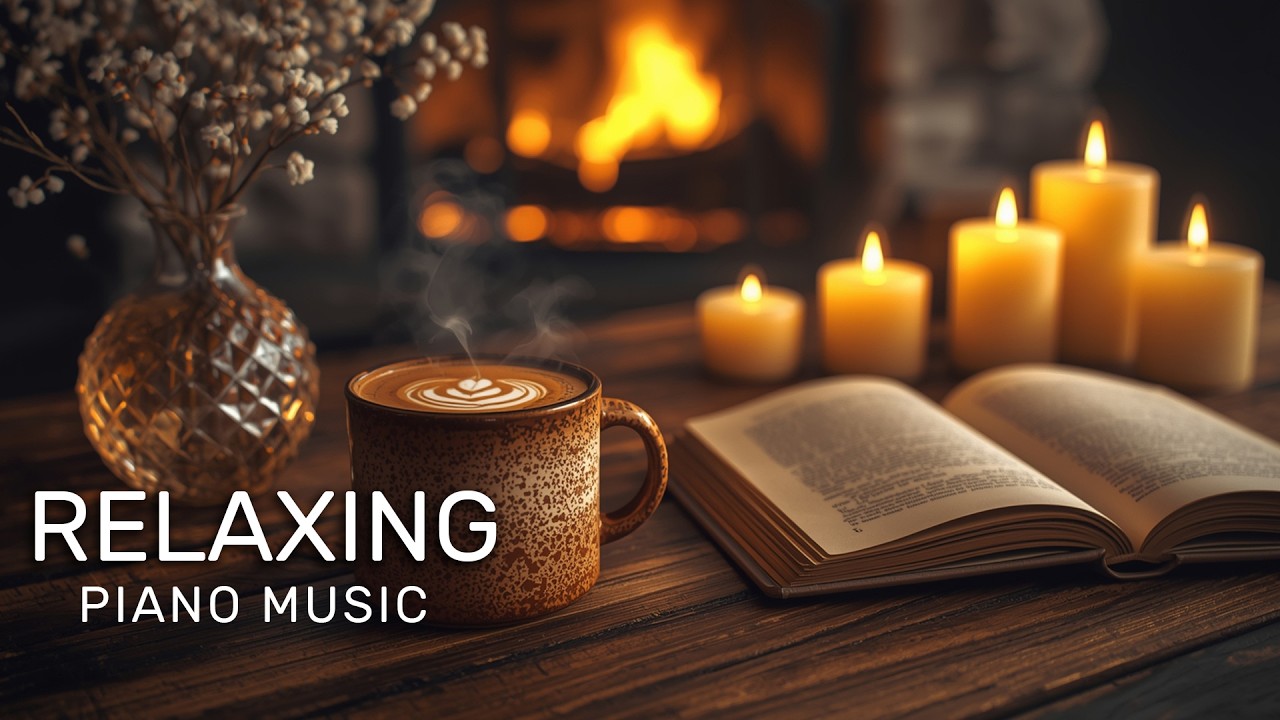 Relaxing Piano for Stress Relief ☕ Calm Music for Study and Reading