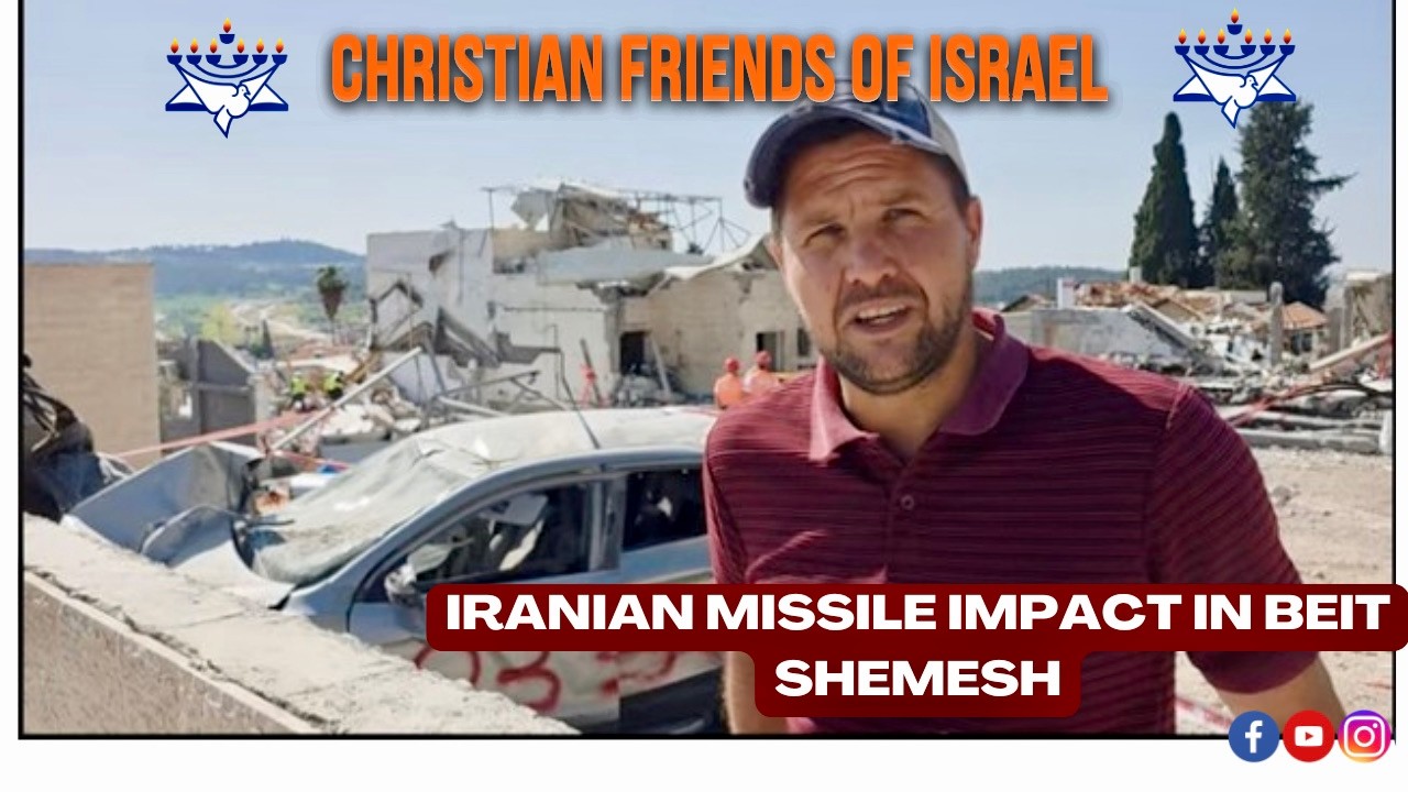 CFI on the scene of the Iranian missile impact in Beit Shemesh#cfijerusalem #reliefwork #israelatwar