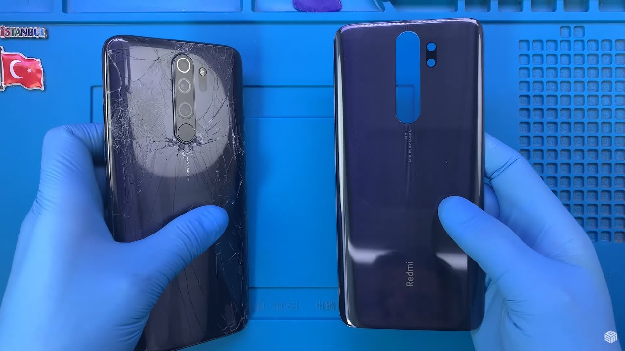 Xiaomi Redmi Note 8 Pro Замена задней стеклянной крышки