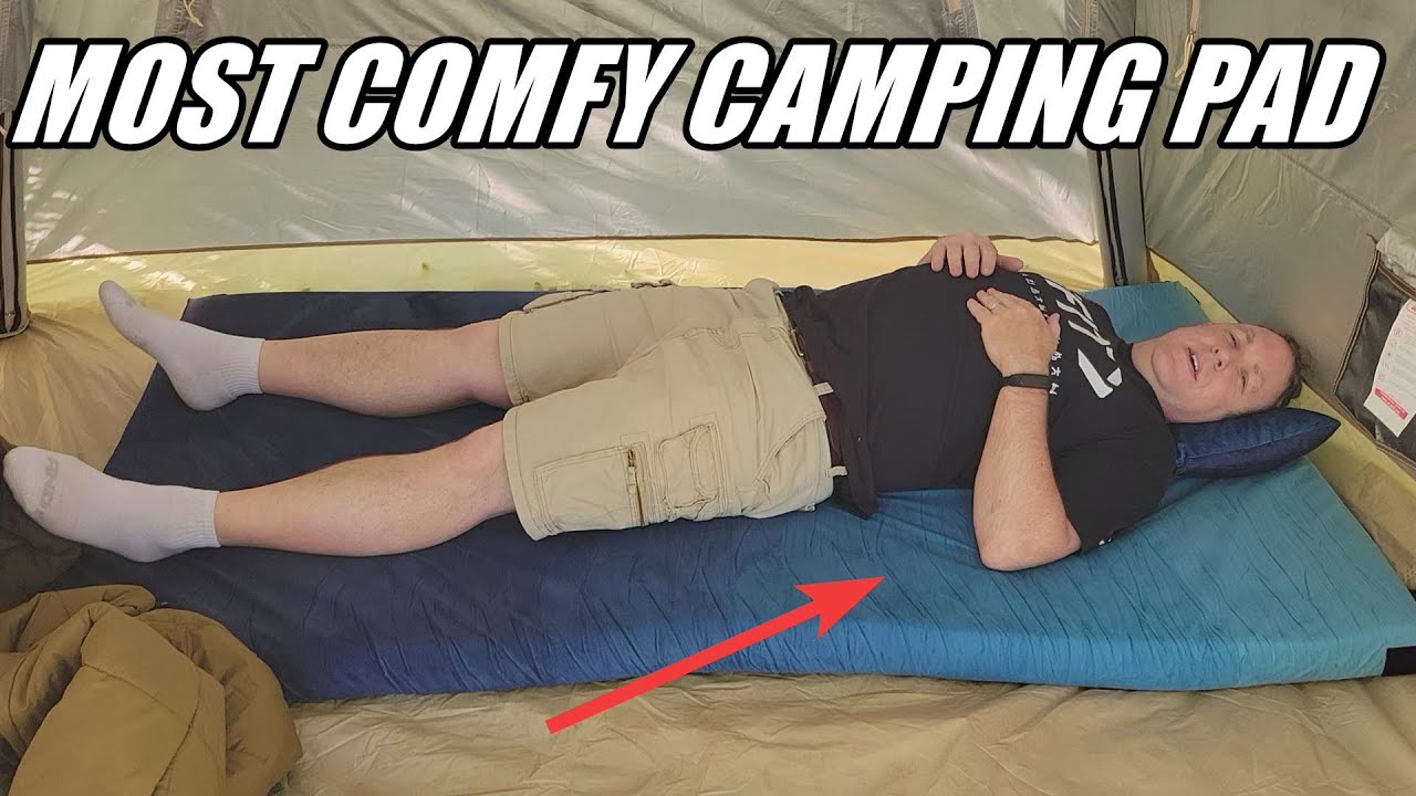 Going camping? Try sleeping on this memory foam camping mattress!