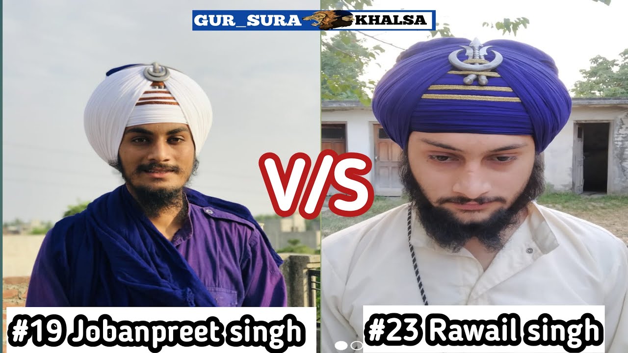 #19 Jobanpreet singh v/s # 23 Rawail singh Dumala competition by gur sura khalsa