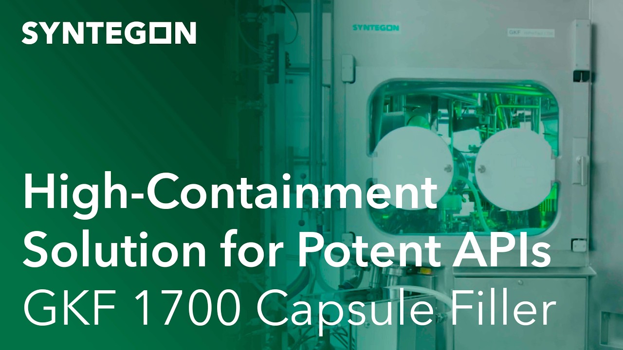 High-Containment Solution for Potent APIs | GKF 1700 Capsule Filler